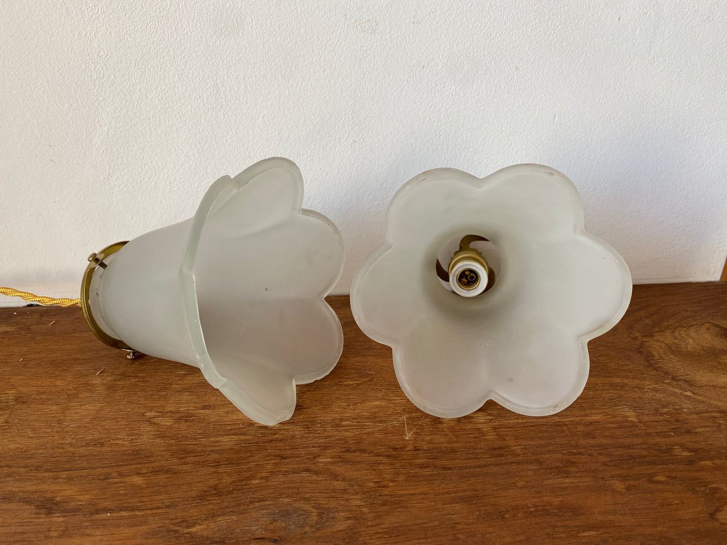 Duo de baladeuses tulipe vintage