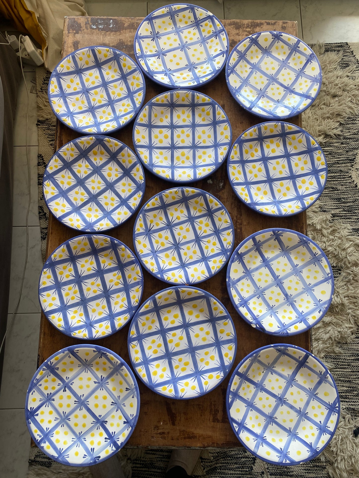 Assiettes La Roue Vallauris R Picault