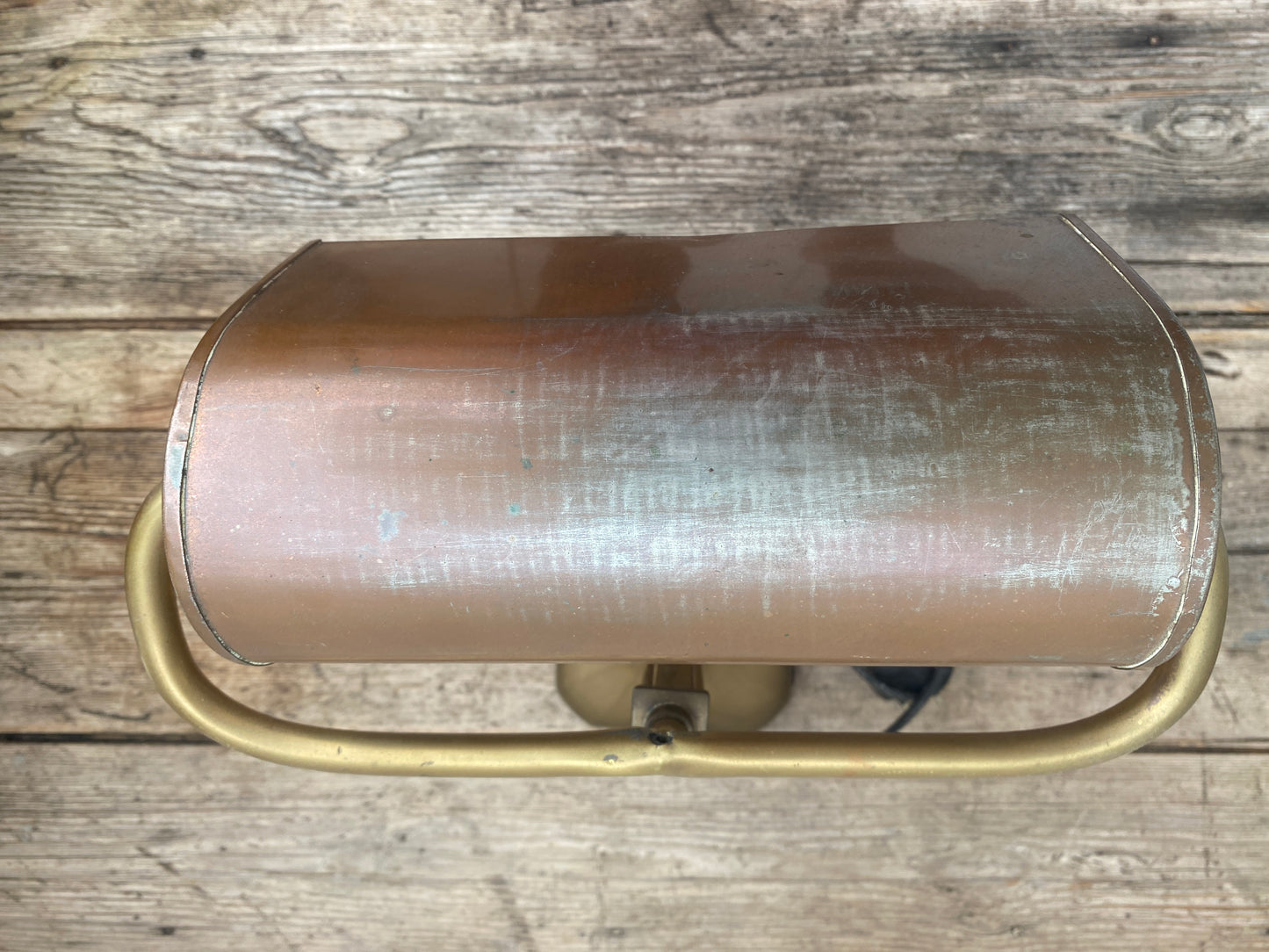 Lampe de banquier vintage