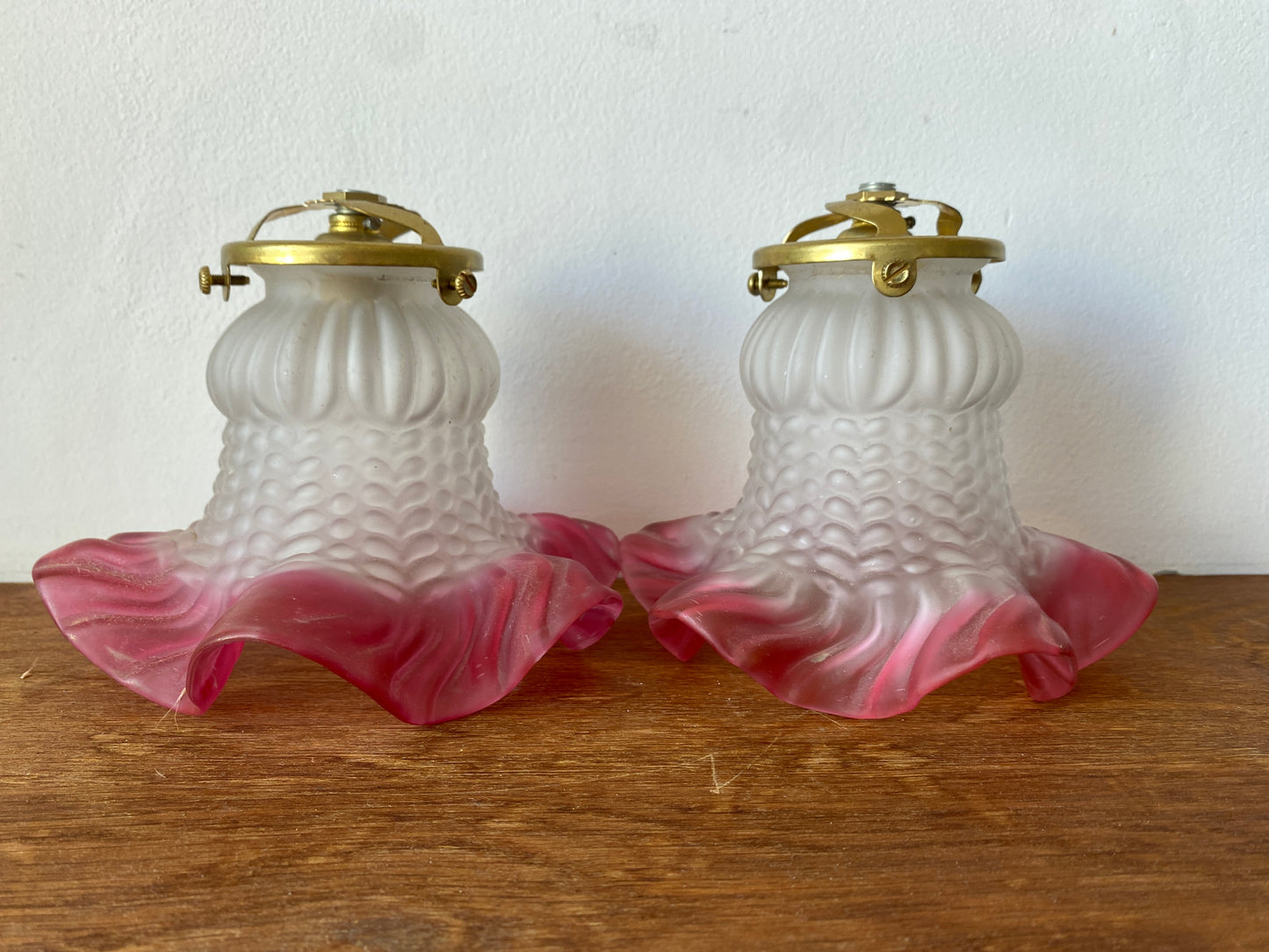 Duo de baladeuses roses vintage