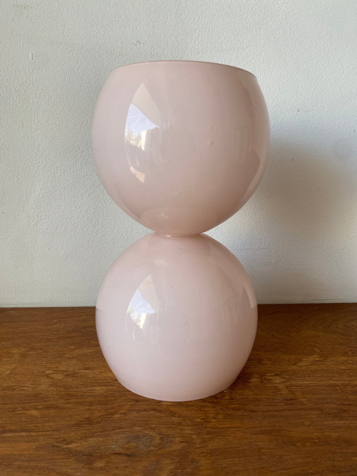 Duo de suspension en opaline vintage