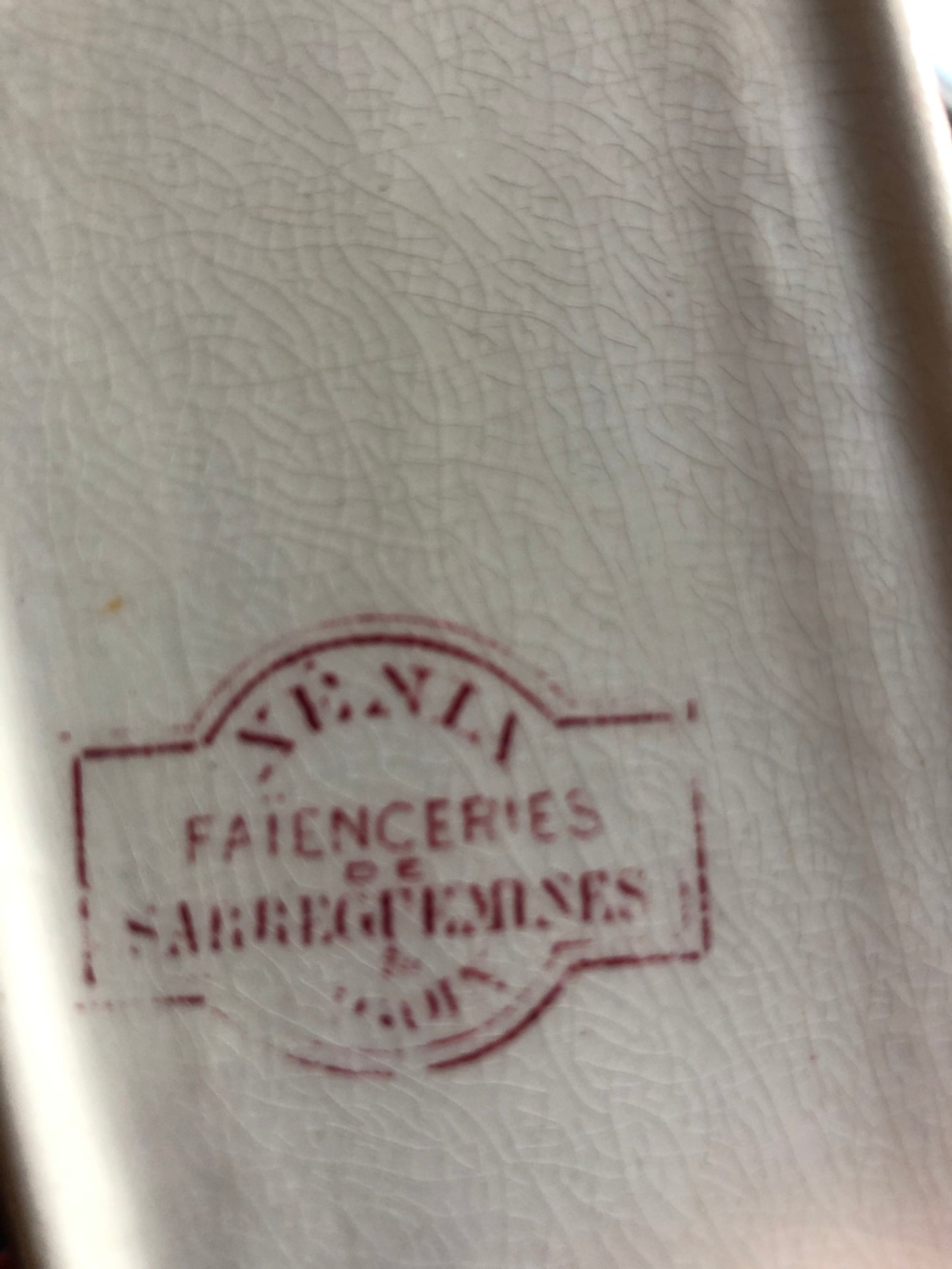 Boîte Sarreguemines à brosses à dents