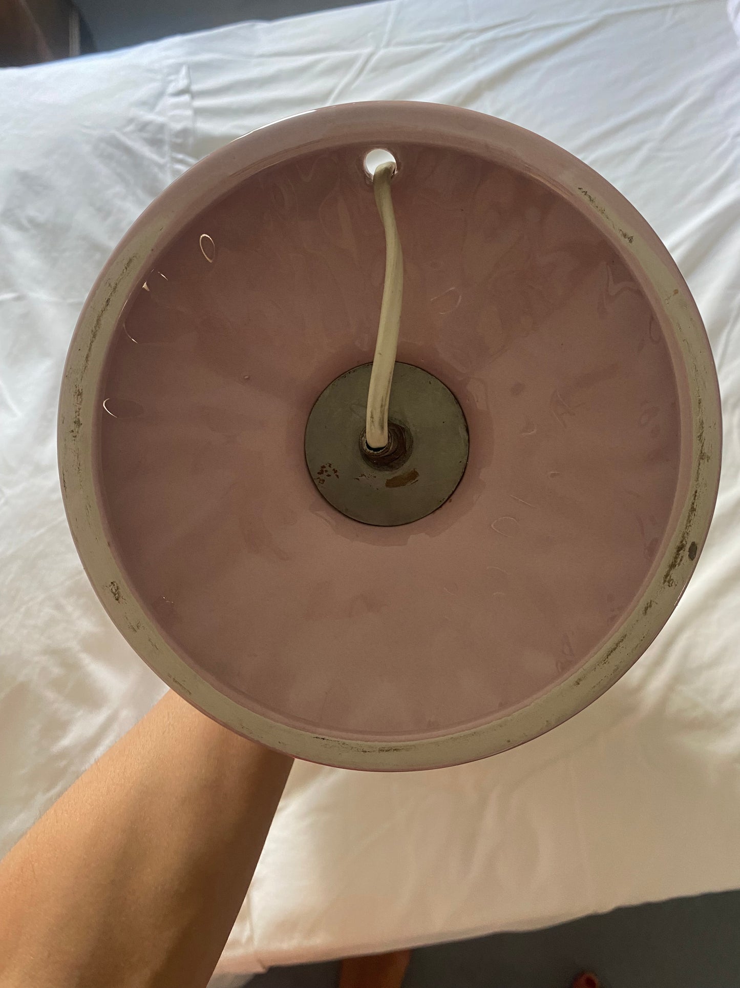 Lampe Palmier retro rose