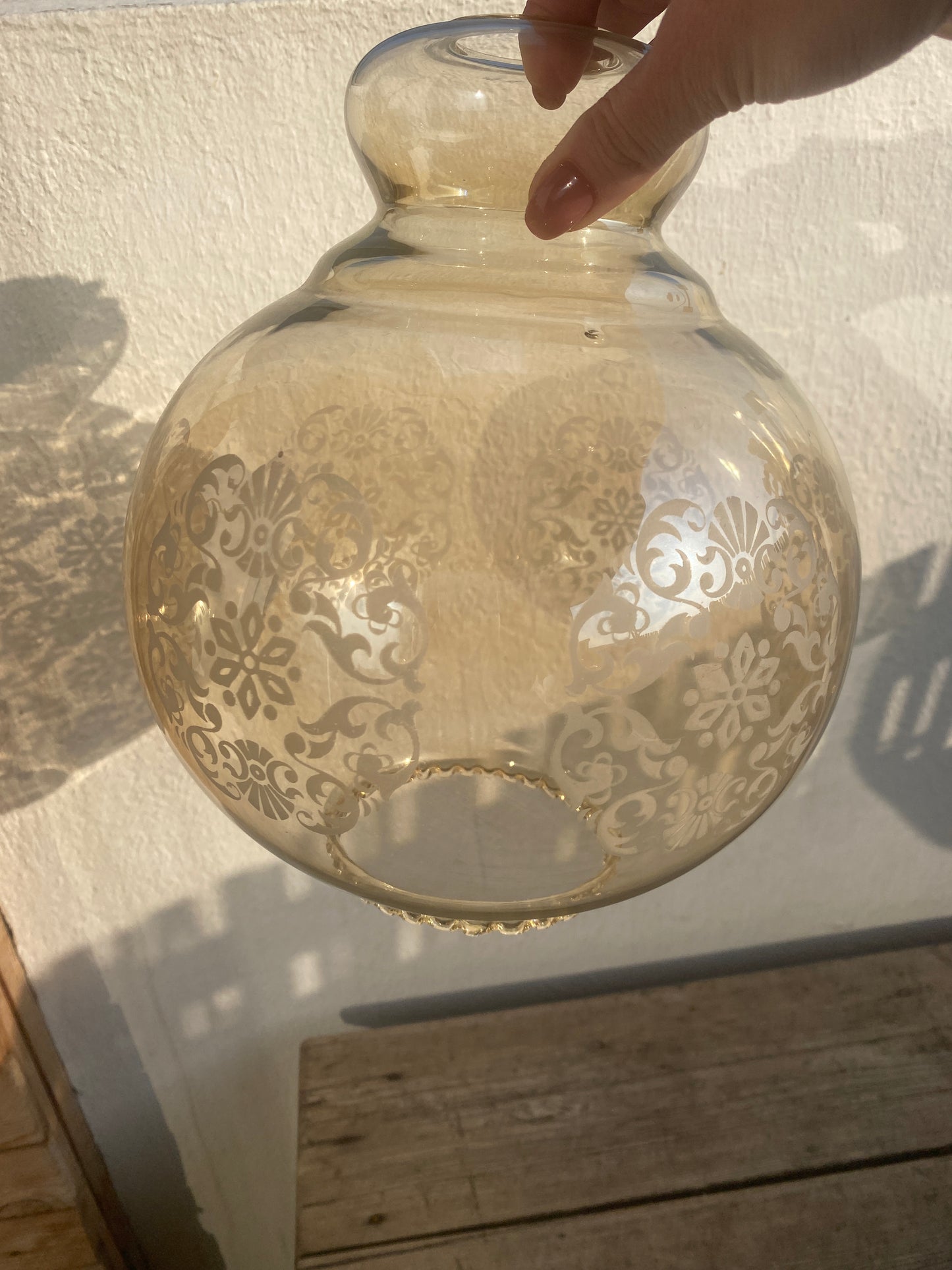 Baladeuse transparente vintage