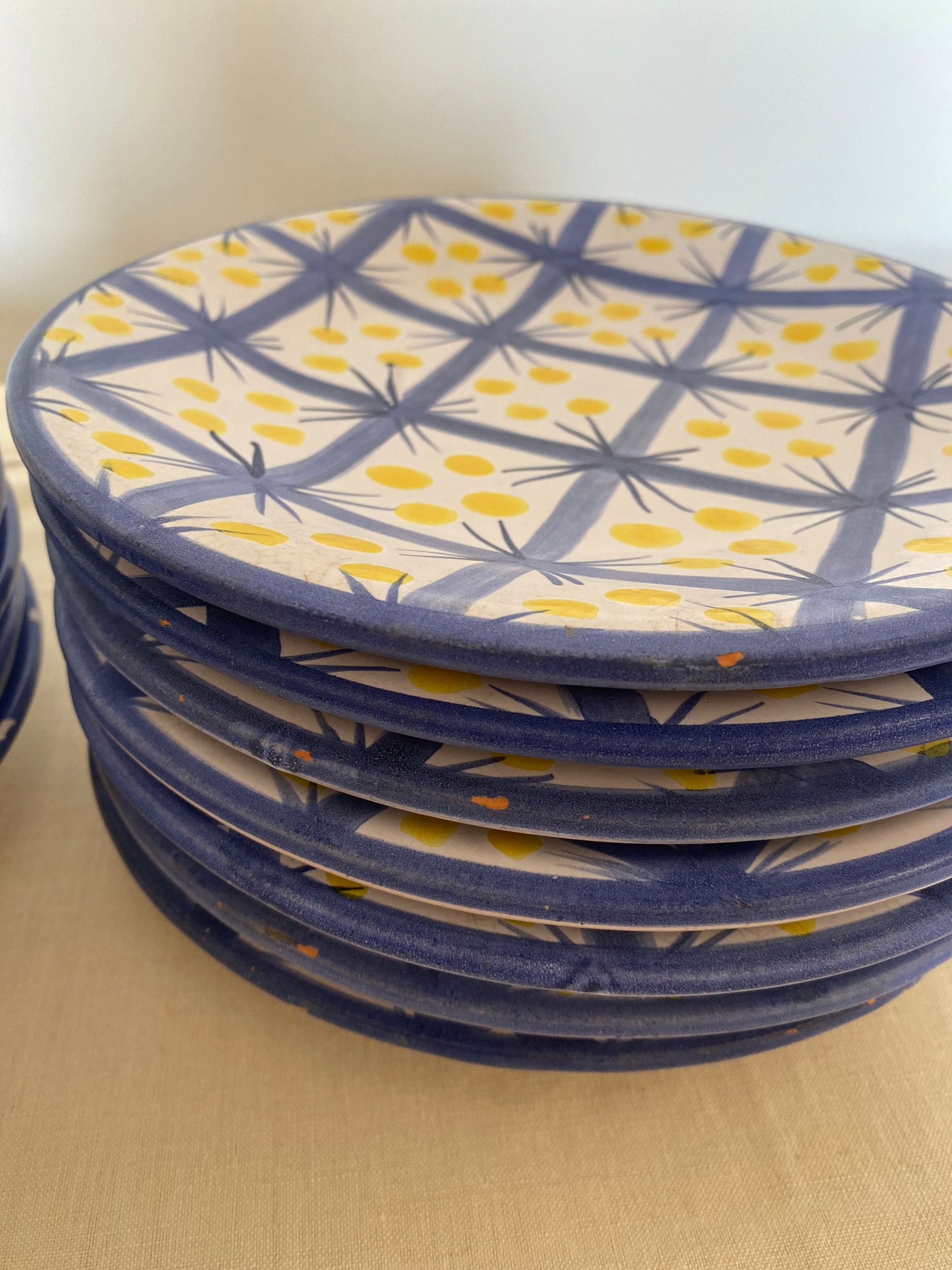 Assiettes La Roue Vallauris R Picault