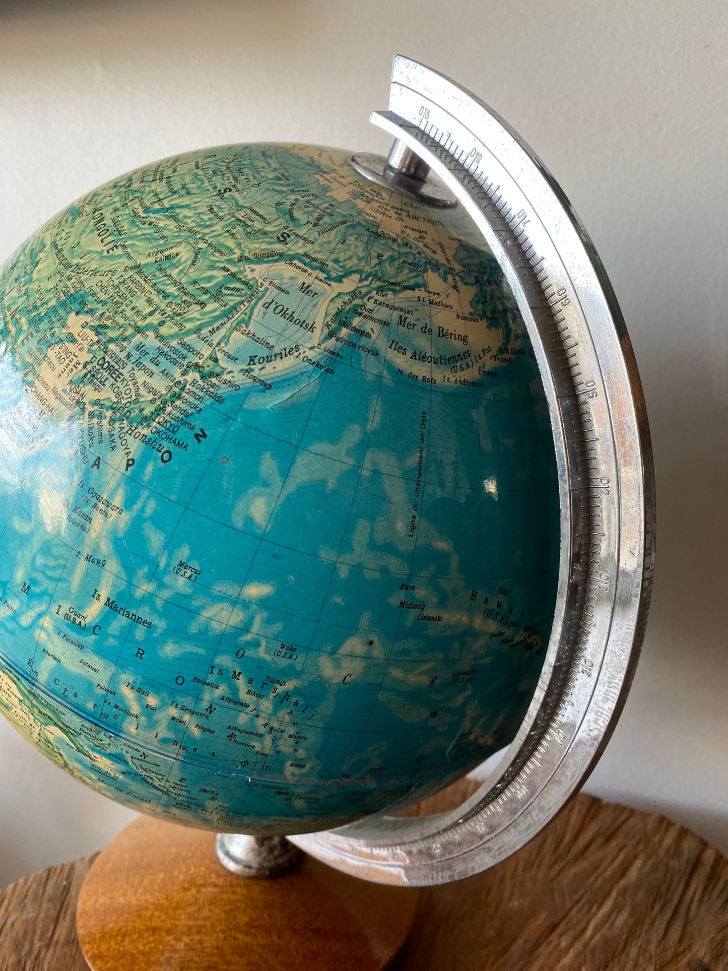 Globe lumineux vintage