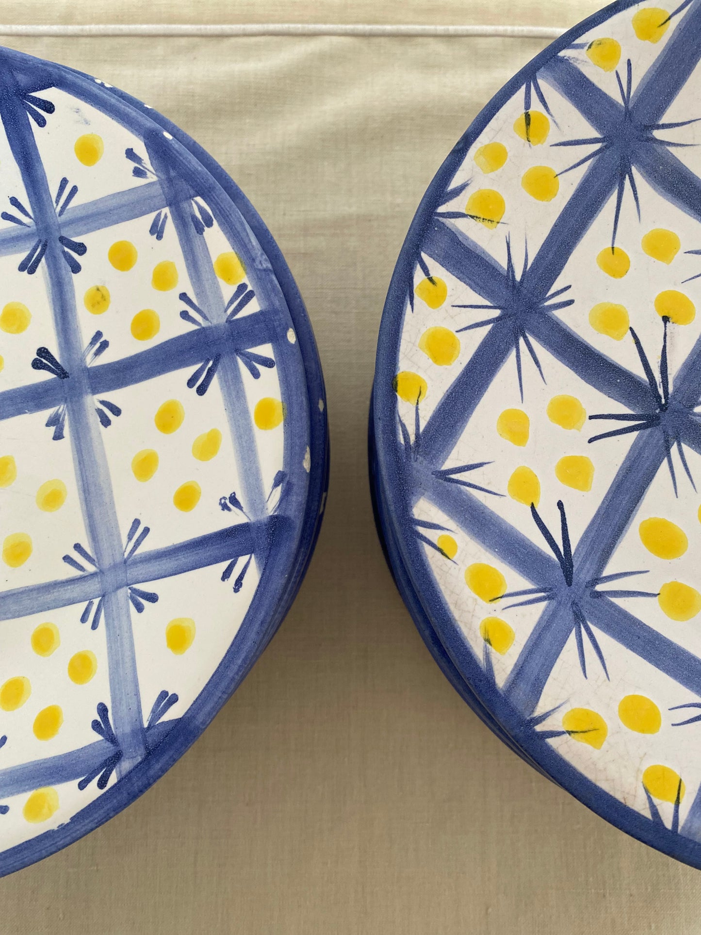 Assiettes La Roue Vallauris R Picault