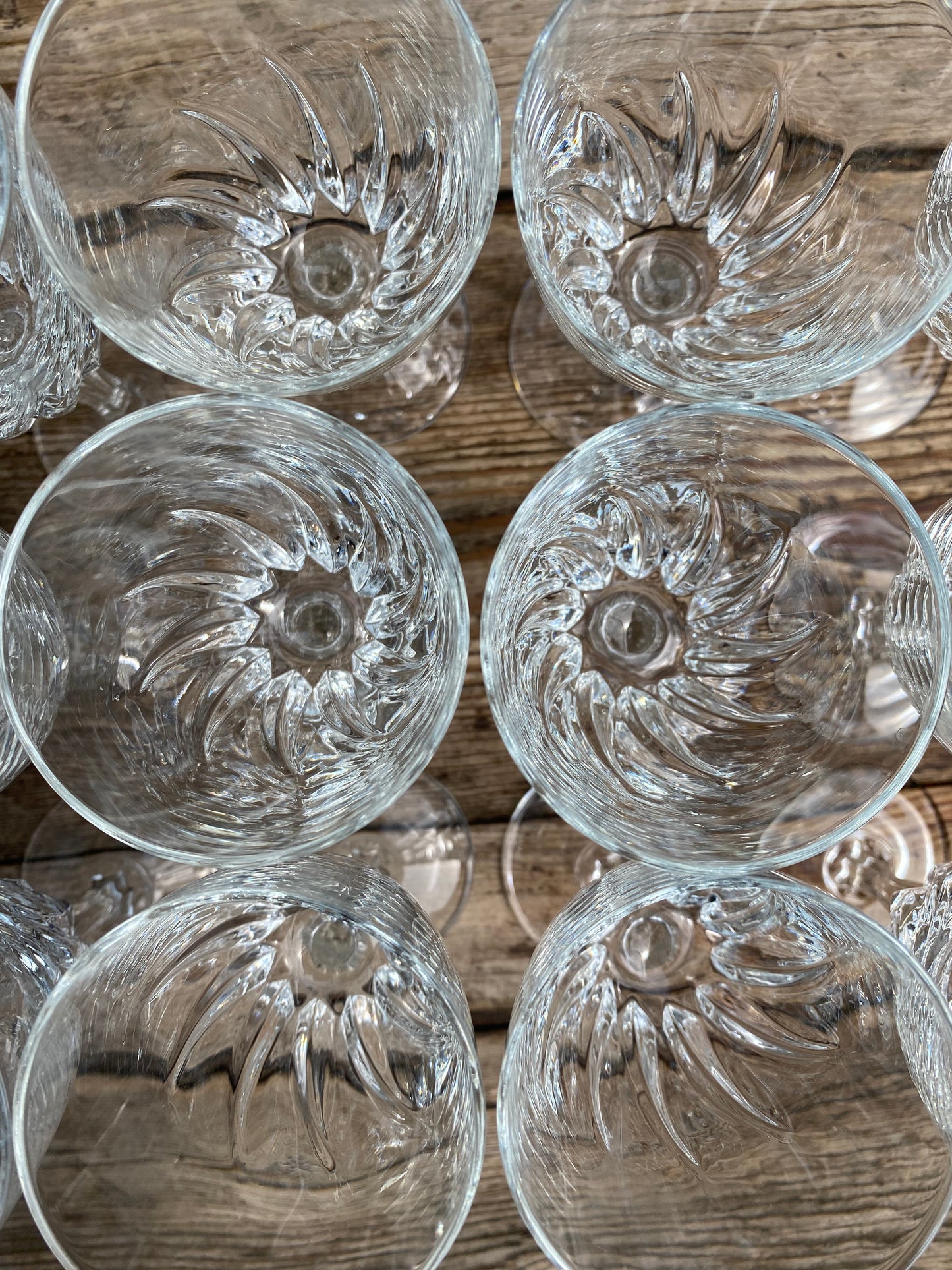 Lot de 12 verres a liqueur vintage Cristal d’Arques