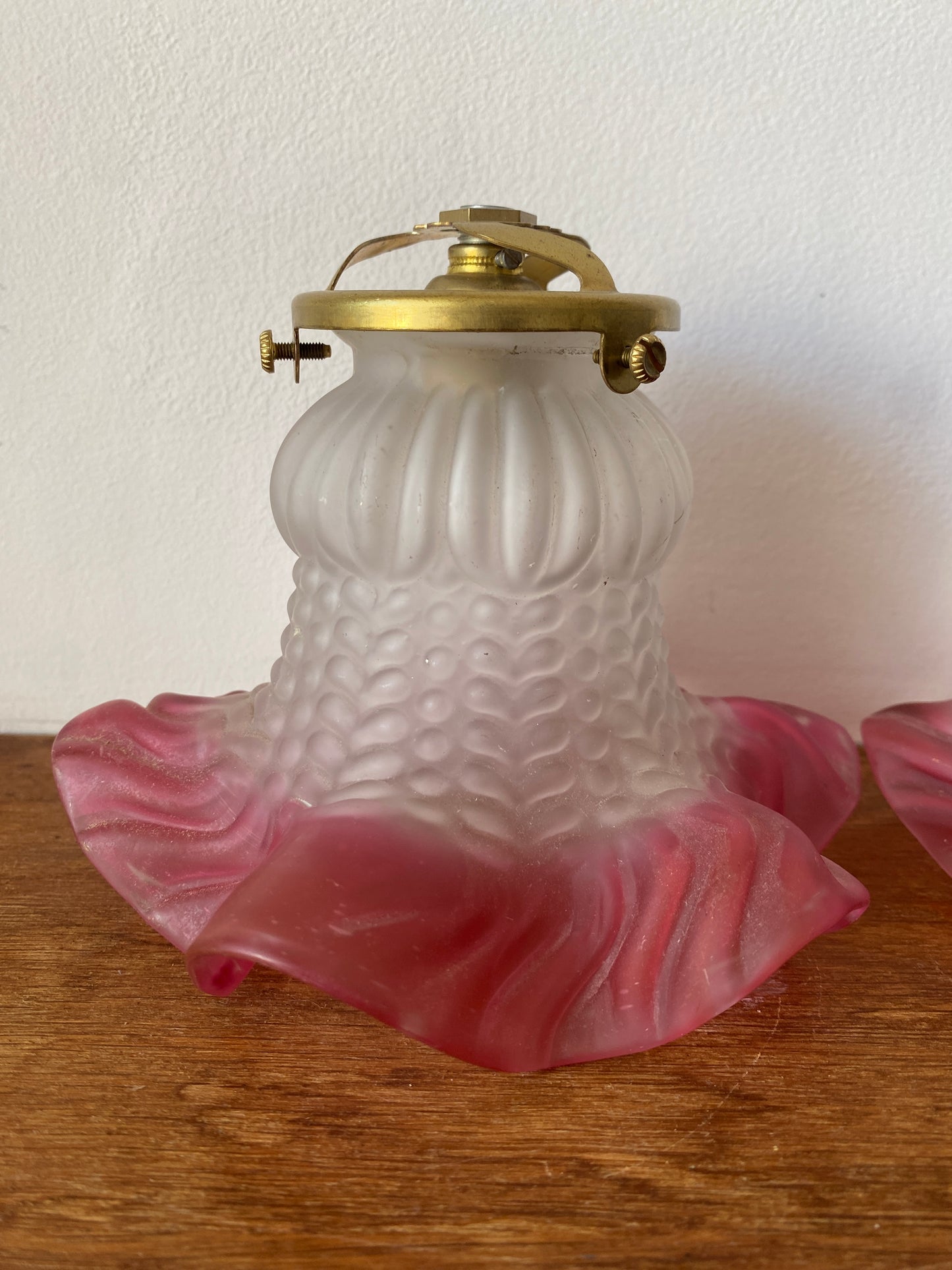 Duo de baladeuses roses vintage