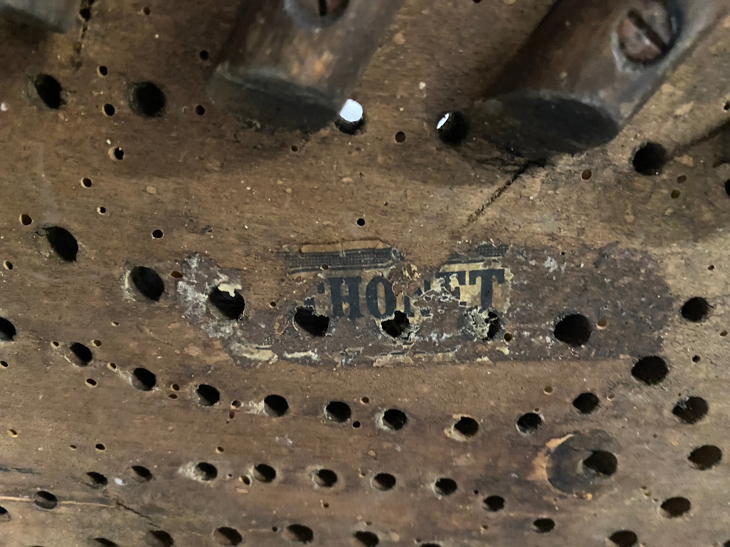 Berceau à bascule Thonet en bois courbé vintage